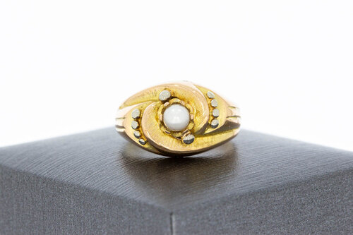 Vintage ring 18 karaat goud - 17,7 mm