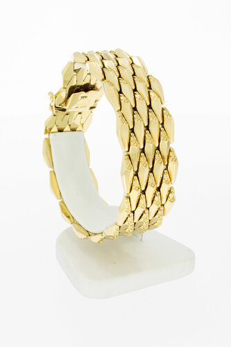 Brede vintage armband 14K goud - 19,9 cm