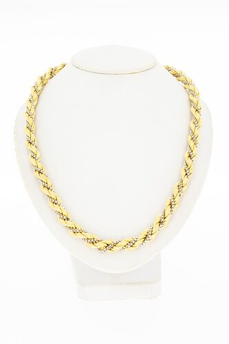 18 Karaat gouden Rope Chain - 81,5 cm