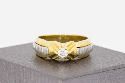 14 Karaat gouden Statement ring - 20 mm