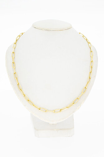 14 Karaat gouden Anker schakel Collier - 38,3 cm