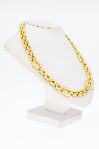 18 Karaat geelgouden Tank Collier - 43,5 cm