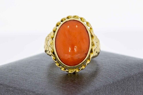 14 Karaat Vintage gouden ring - 17,4 mm